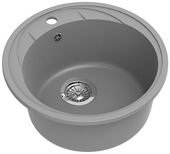 Ewigstein Мойка кухонная Elegant R45 серый металлик – фотография-1